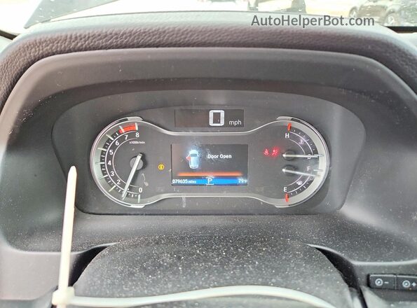 5FNYF6H55JB062050 2018 HONDA PILOT Black Widok zestawu wskaźników