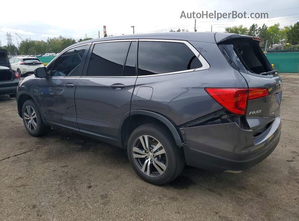 5FNYF6H55JB072531 2018 HONDA PILOT Gray Rear left