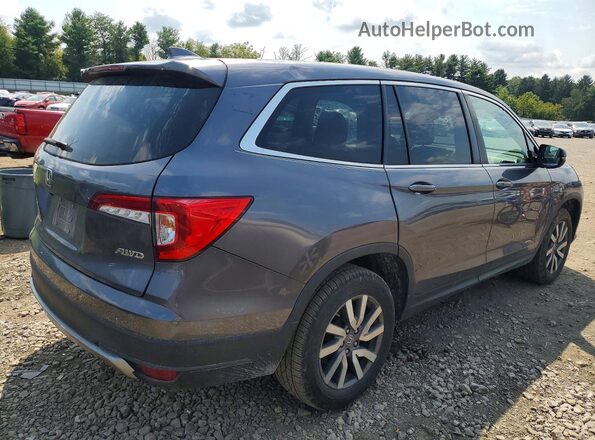 5FNYF6H55KB026134 2019 HONDA PILOT Gray Задня права чверть