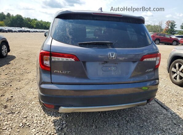 5FNYF6H55KB026134 2019 HONDA PILOT Gray Вид ззаду