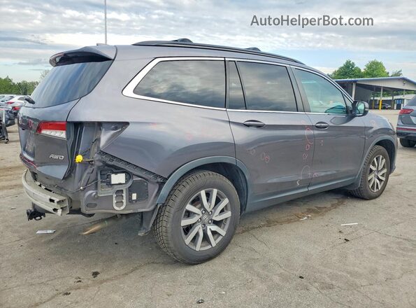 5FNYF6H55KB069291 2019 HONDA PILOT Charcoal უკანა მარჯვენა