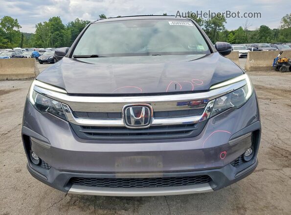 5FNYF6H55KB069291 2019 HONDA PILOT Charcoal წინა ხედი