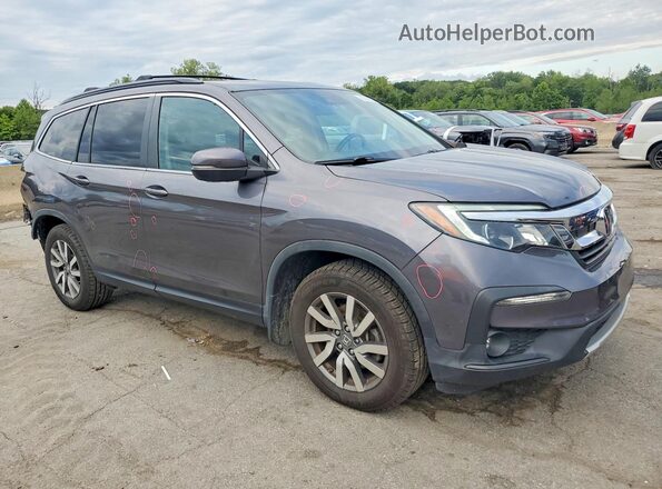 5FNYF6H55KB069291 2019 HONDA PILOT Charcoal წინა მარჯვენა