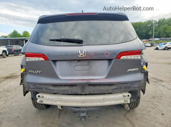 5FNYF6H55KB069291 2019 HONDA PILOT Charcoal უკანა ხედი