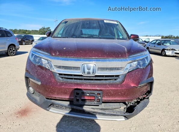 5FNYF6H55LB053447 2020 HONDA PILOT Burgundy წინა ხედი