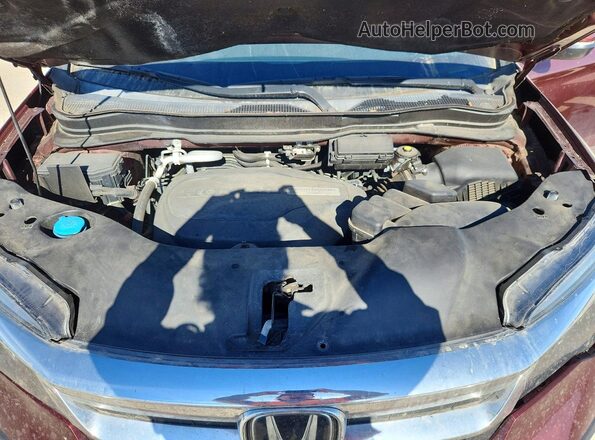 5FNYF6H55LB053447 2020 HONDA PILOT Burgundy უკანა სალონის ხედი