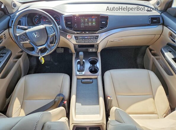 5FNYF6H55LB053447 2020 HONDA PILOT Burgundy წინა პანელის ხედი