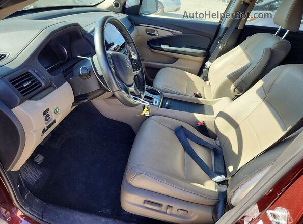 5FNYF6H55LB053447 2020 HONDA PILOT Burgundy წინა სალონის ხედი