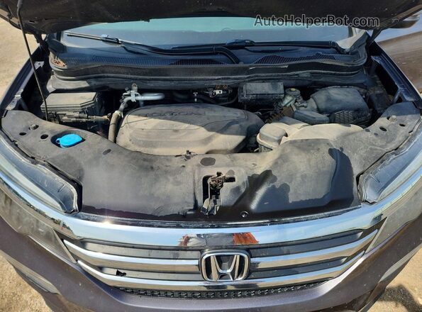 5FNYF6H56GB093283 2016 HONDA PILOT Silver Engine compartment view