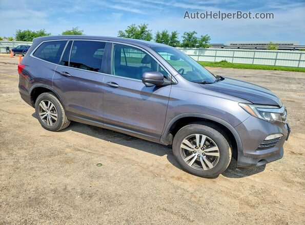 5FNYF6H56GB093283 2016 HONDA PILOT Silver Front right