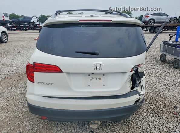 5FNYF6H56HB032615 2017 HONDA PILOT White Вид ззаду