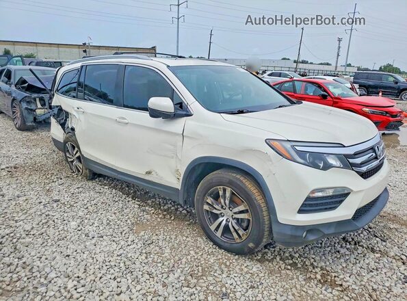 5FNYF6H56HB032615 2017 HONDA PILOT White Передня права чверть
