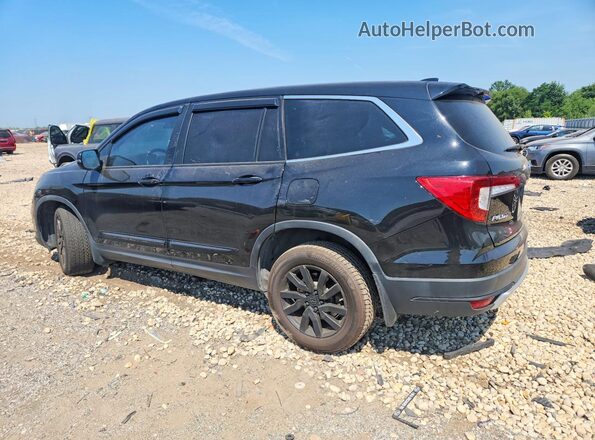 5FNYF6H56KB072846 2019 HONDA PILOT Black Rear left