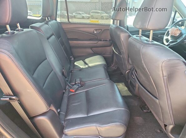 5FNYF6H56KB072846 2019 HONDA PILOT Black Rear seats view