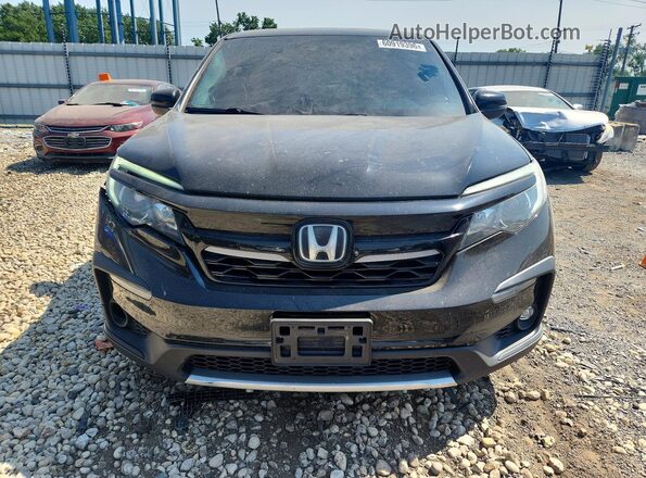 5FNYF6H56KB072846 2019 HONDA PILOT Black Front view