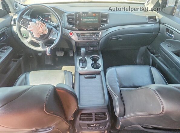 5FNYF6H56KB072846 2019 HONDA PILOT Black Dashboard view