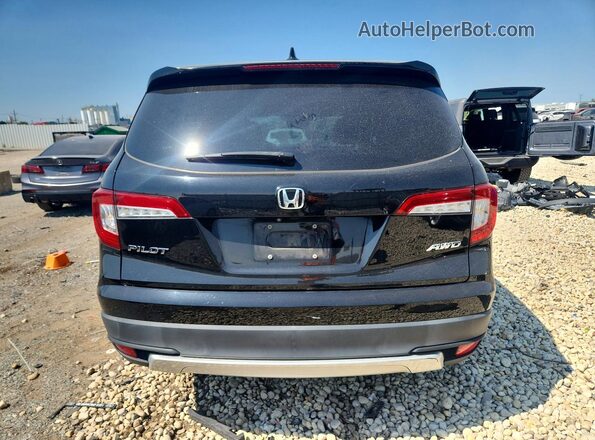 5FNYF6H56KB072846 2019 HONDA PILOT Black Rear view