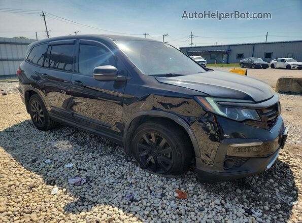 5FNYF6H56KB072846 2019 HONDA PILOT Black Front right