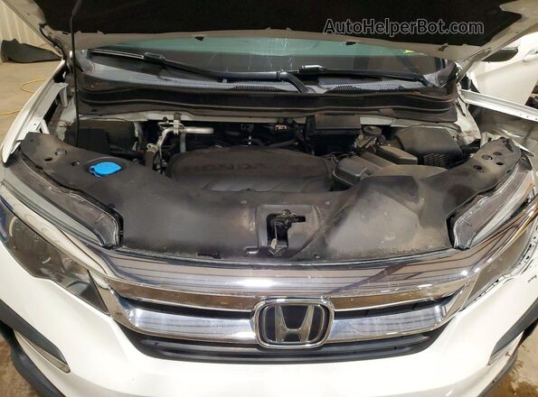 5FNYF6H56MB084823 2021 HONDA PILOT Белый Вид подкапотного пространства