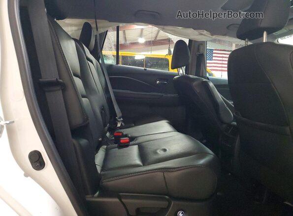 5FNYF6H56MB084823 2021 HONDA PILOT Белый Вид задней части салона