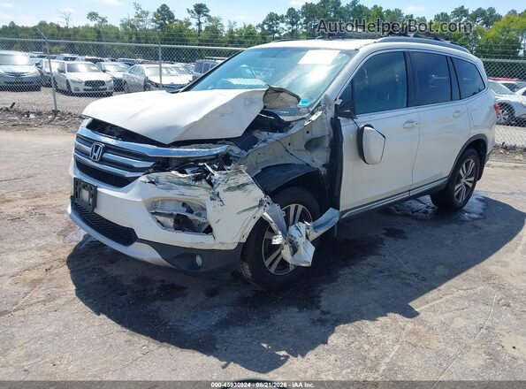 5FNYF6H57GB096970 2016 HONDA PILOT Белый Передняя левая четверть