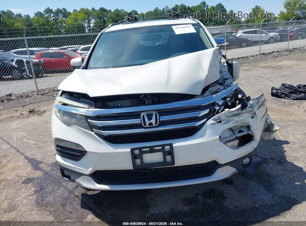 5FNYF6H57GB096970 2016 HONDA PILOT Белый Вид щитка приборов