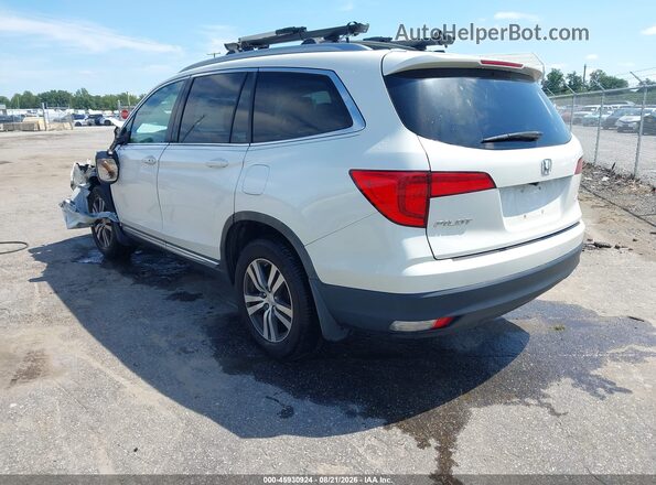 5FNYF6H57GB096970 2016 HONDA PILOT Белый Задняя левая четверть