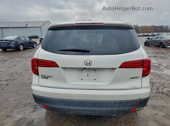 5FNYF6H57HB045552 2017 HONDA PILOT White უკანა ხედი