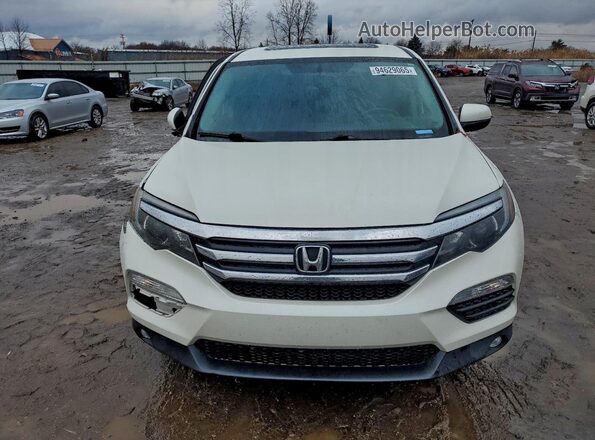 5FNYF6H57HB045552 2017 HONDA PILOT White წინა ხედი