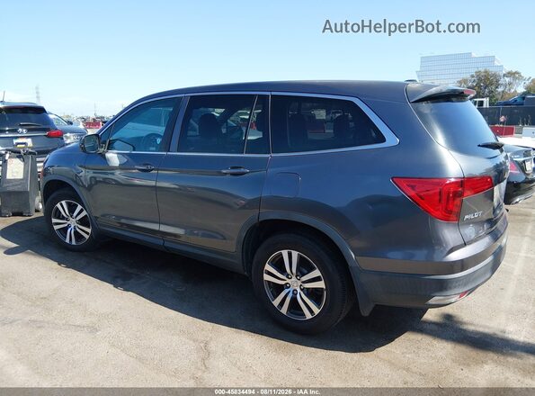 5FNYF6H57HB091382 2017 HONDA PILOT Gray 360 interior view
