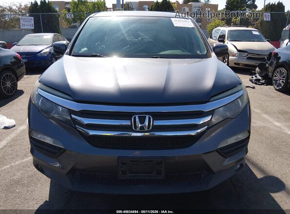 5FNYF6H57HB091382 2017 HONDA PILOT Gray Instrument cluster view