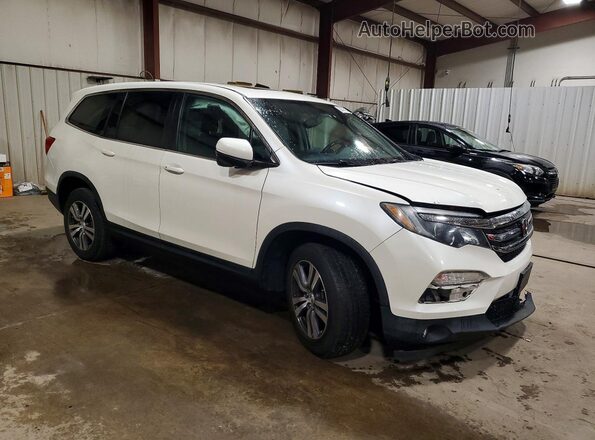 5FNYF6H57JB013948 2018 HONDA PILOT White Przód prawy