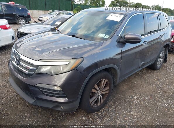 5FNYF6H57JB053110 2018 HONDA PILOT Gray Przód lewy