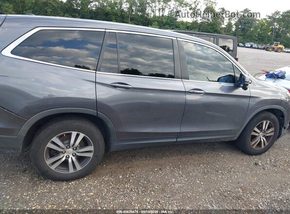5FNYF6H57JB053110 2018 HONDA PILOT Gray Widok zestawu wskaźników
