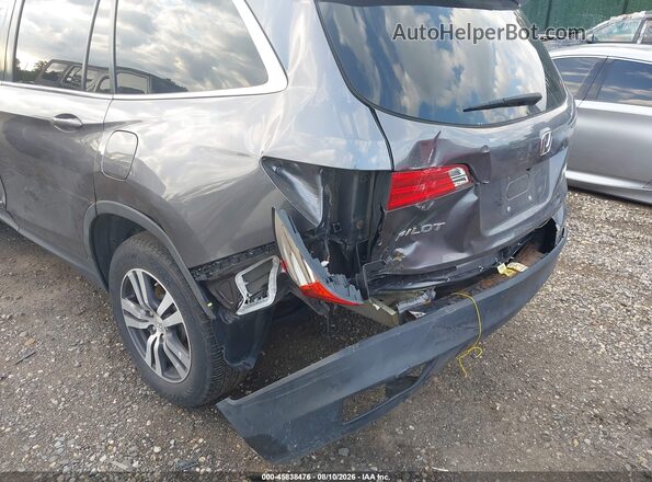 5FNYF6H57JB053110 2018 HONDA PILOT Gray Widok z przodu