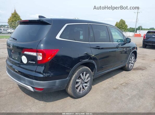 5FNYF6H57KB060835 2019 HONDA PILOT Black უკანა მარჯვენა