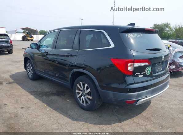 5FNYF6H57KB060835 2019 HONDA PILOT Black უკანა მარცხენა