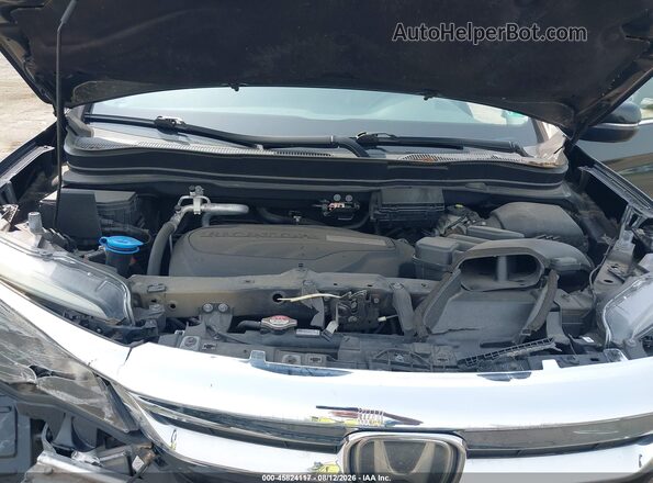 5FNYF6H57KB060835 2019 HONDA PILOT Black უკანა ხედი