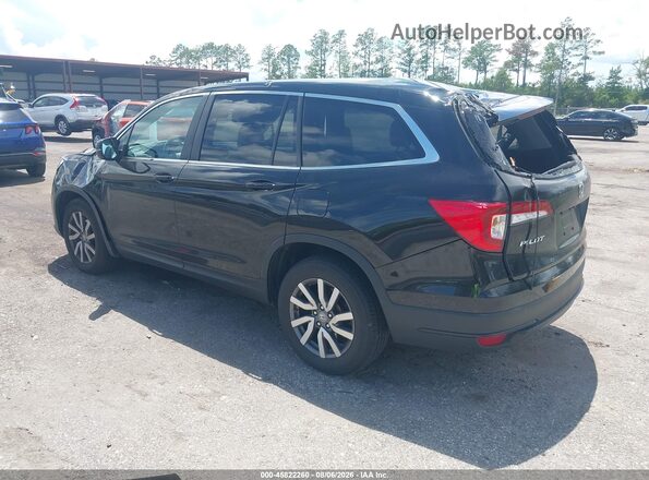 5FNYF6H57MB073765 2021 HONDA PILOT Black Tył lewy