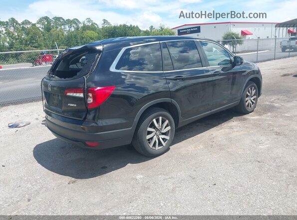 5FNYF6H57MB073765 2021 HONDA PILOT Black Tył prawy