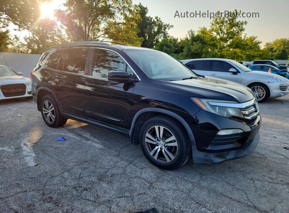 5FNYF6H58HB011748 2017 HONDA PILOT Black წინა მარჯვენა