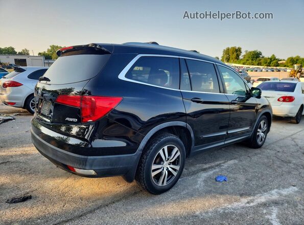 5FNYF6H58HB011748 2017 HONDA PILOT Black უკანა მარჯვენა