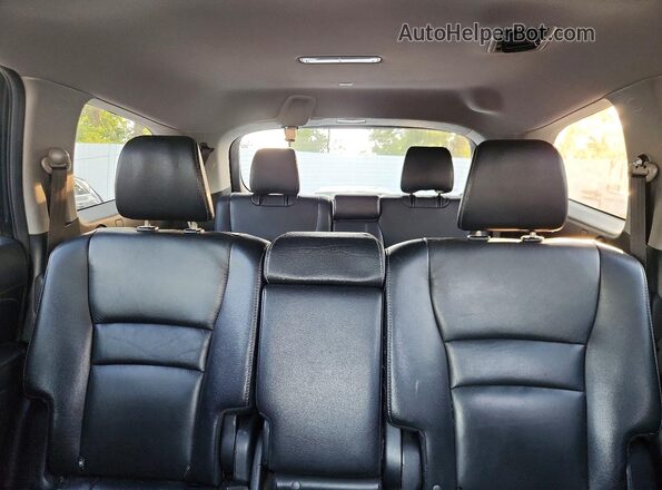 5FNYF6H58HB011748 2017 HONDA PILOT Black უკანა სავარძლების ხედი