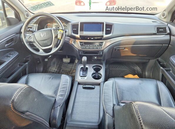 5FNYF6H58HB011748 2017 HONDA PILOT Black წინა პანელის ხედი