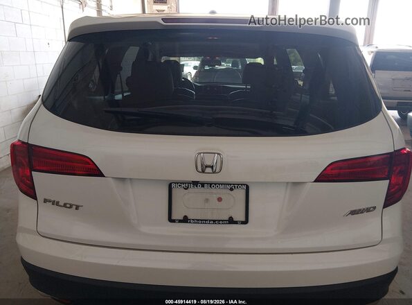 5FNYF6H58HB067494 2017 HONDA PILOT White 