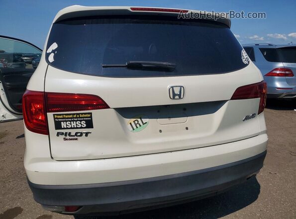 5FNYF6H58HB089138 2017 HONDA PILOT White Widok z tyłu