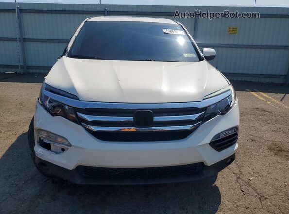5FNYF6H58HB089138 2017 HONDA PILOT White Widok z przodu