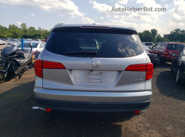 5FNYF6H59HB090444 2017 HONDA PILOT Silver Вид ззаду