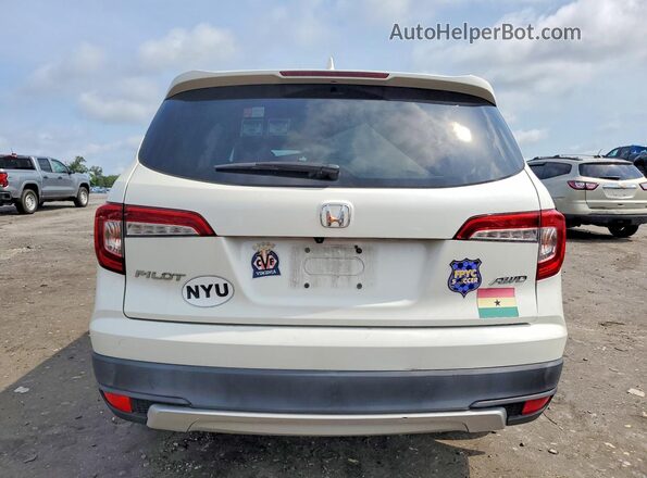 5FNYF6H59KB027416 2019 HONDA PILOT White Widok z tyłu