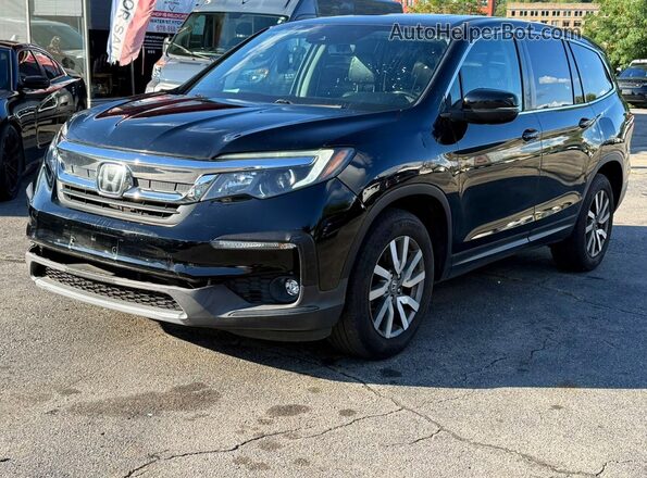 5FNYF6H59KB032969 2019 HONDA PILOT Black Հետևի ձախ